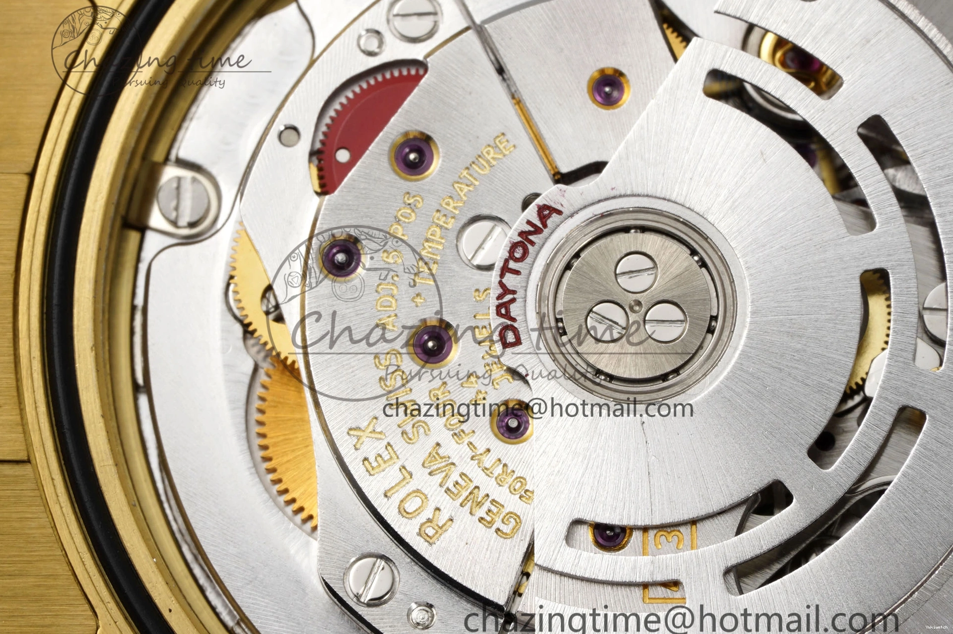 1:1 BTF Best SA4130 Daytona Black YG Bracelet Edition on 116508 YG Dial 0109